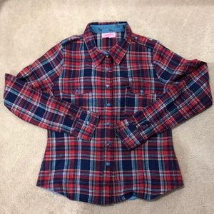 Priorities flannel shirt size L